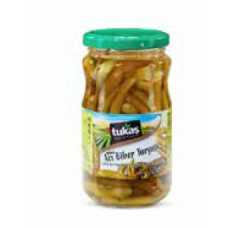 LONG HOT PEPPER PICKLE 335G TUKAS (TURKISH)